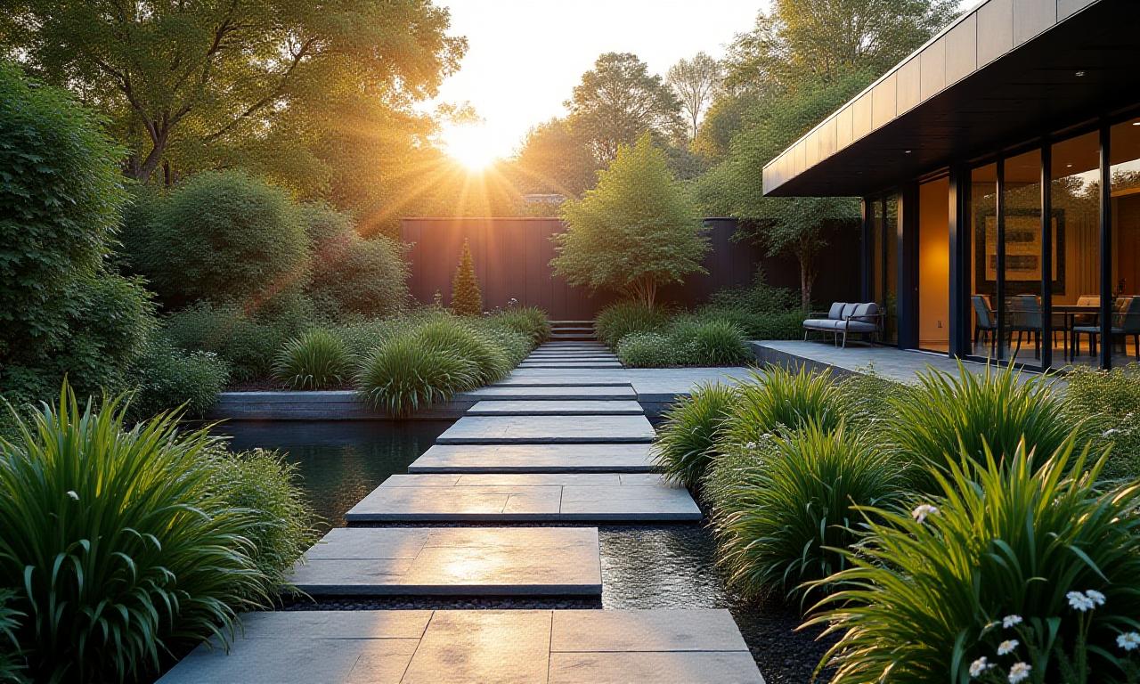 Nowoczesny ogród inspirowany filozofią zen